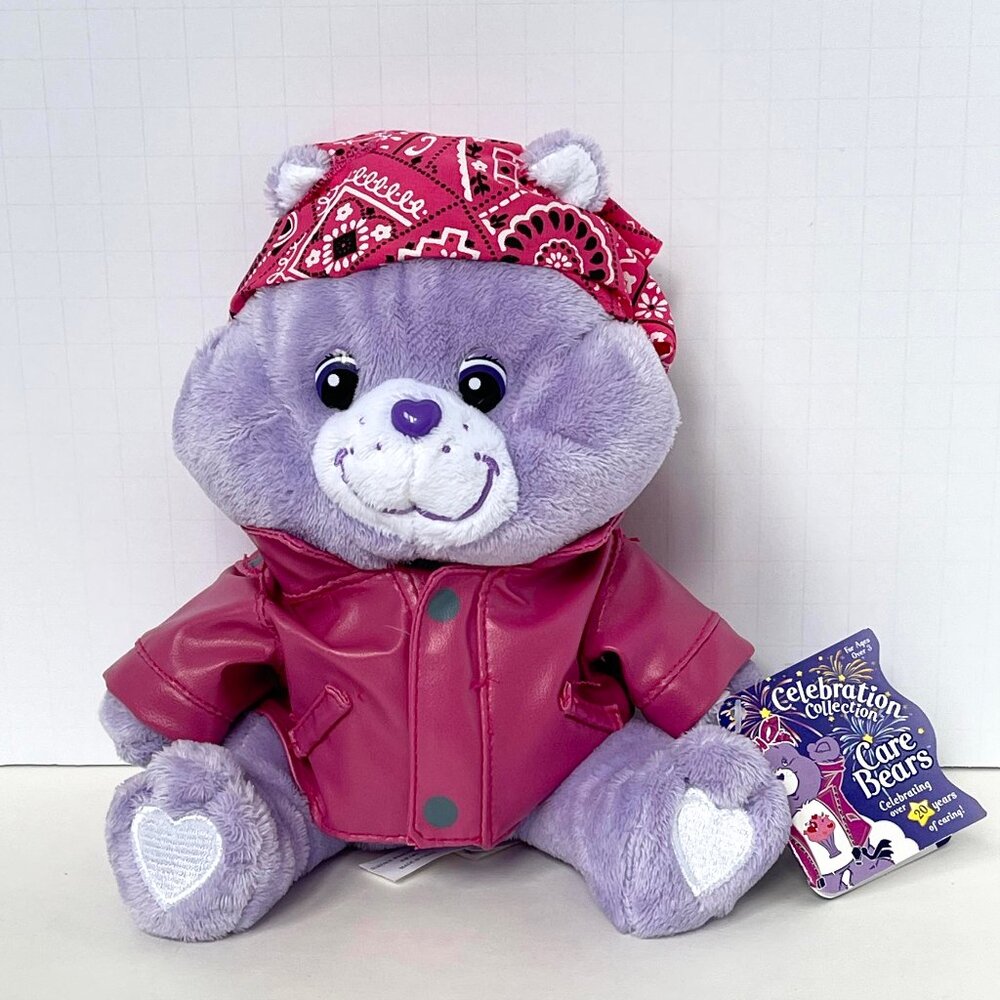 Care Bears Celebration Collection Biker Share Bear 2005 NWT Play Along